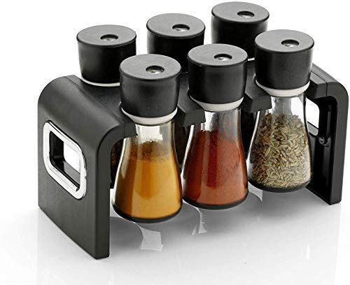 6 JAR SPICE RACK STAND