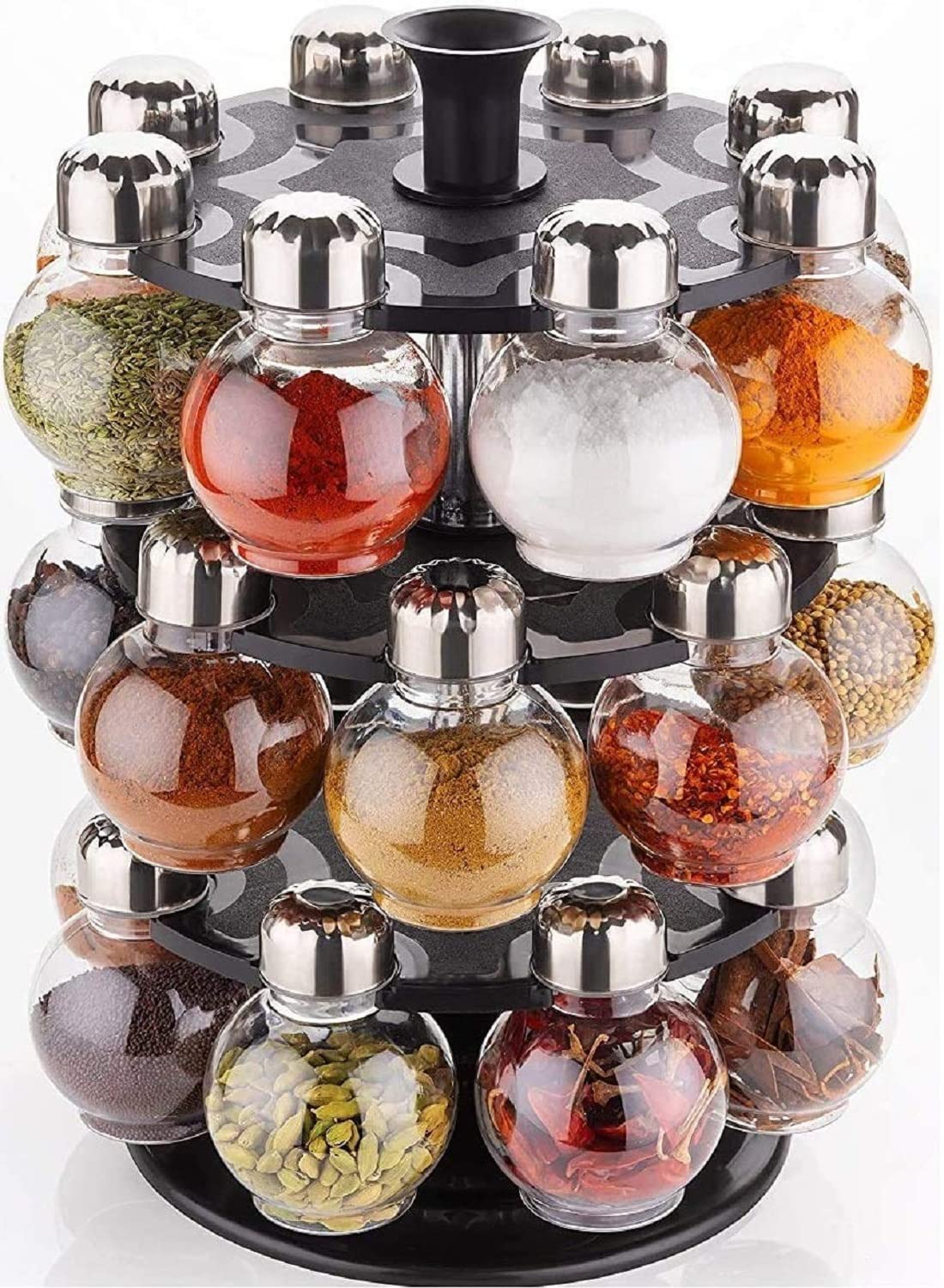 24 in 1 Plastic Big Revolving Spice Rack