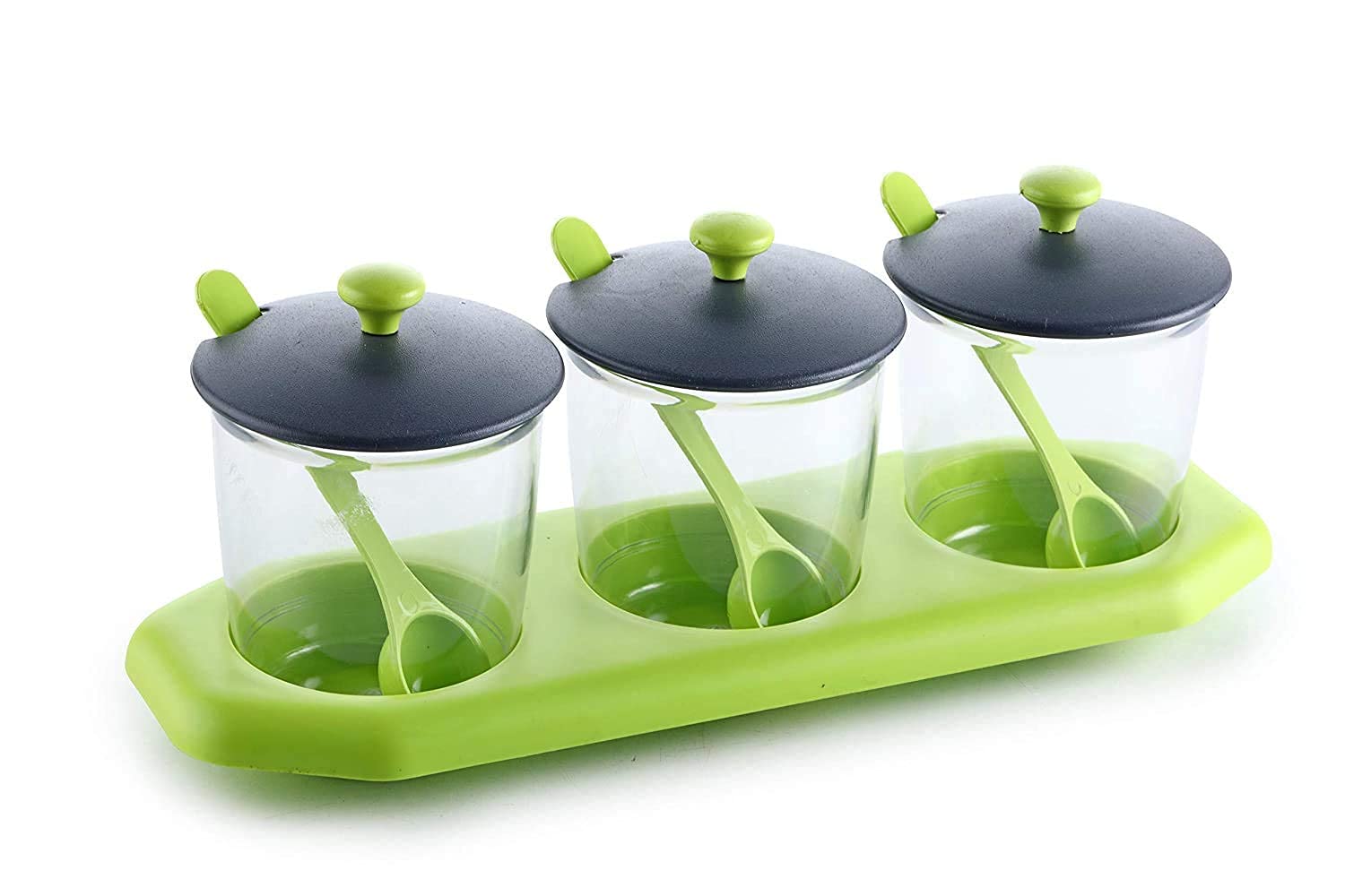 3 in 1 Multipurpose Dining Pickle Storage Jars with Lids